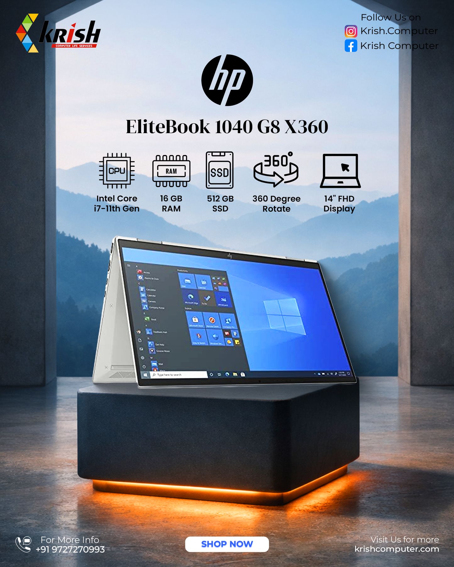 HP EliteBook 1040 G8 X360