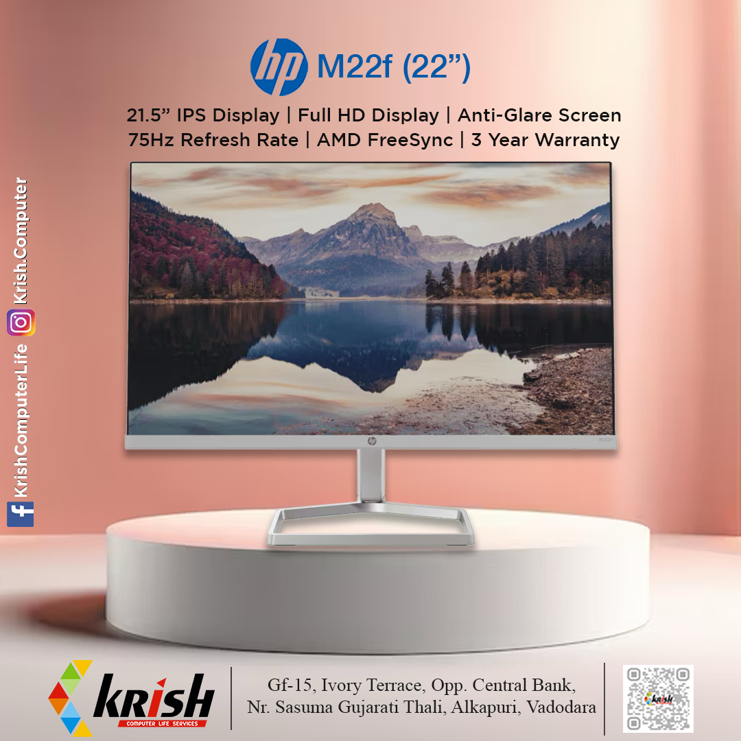 HP M22F 22" Monitor