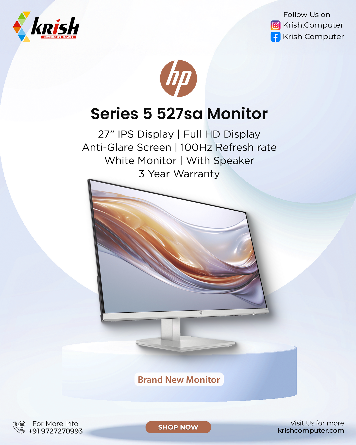 HP S5 527SA 27" Monitor