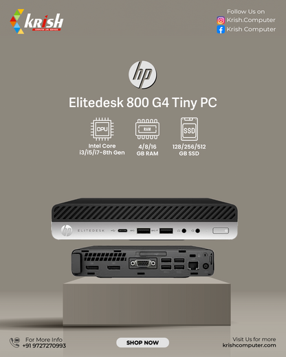 HP 800 G4 Tiny PC (8th Generation)