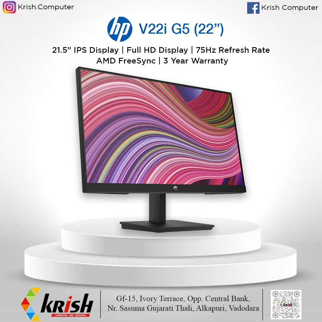 HP V22i G5 22" Monitor