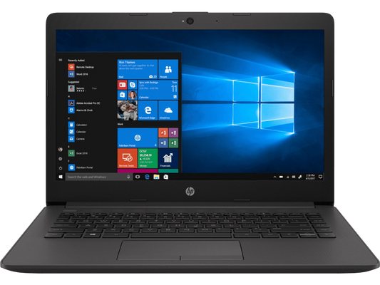HP 240 G7 14 inch laptop front view