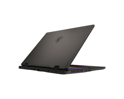 MSI Sword 16 gaming laptop lid back view